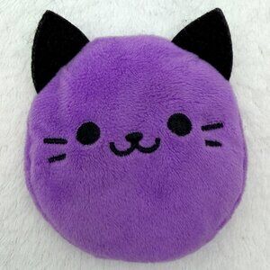 Pen + Gear 4" Cat Plush Hand Sanitizer Bottle Holder Purple